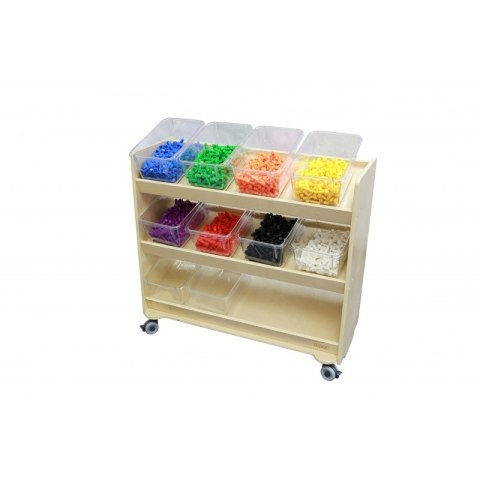 MASTERKIDZ Akrylowe Pojemniki Na Elementy Do Tablicy STEM 12 Sztuk