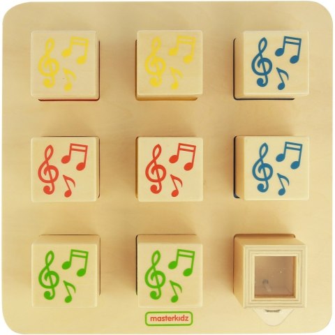 MASTERKIDZ Drewniany Sorter Sensoryczny Łączenie Dźwięków Montessori