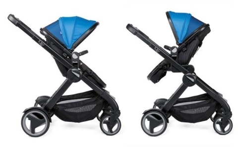 FULLY Chicco 3w1 wózek głeboko-spacerowy z fotelikiem KeyFit 0m+ Power Blue + Next2Me GRATIS