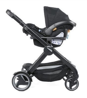 FULLY Chicco 3w1 wózek głeboko-spacerowy z fotelikiem KeyFit 0m+ Power Blue + Next2Me GRATIS