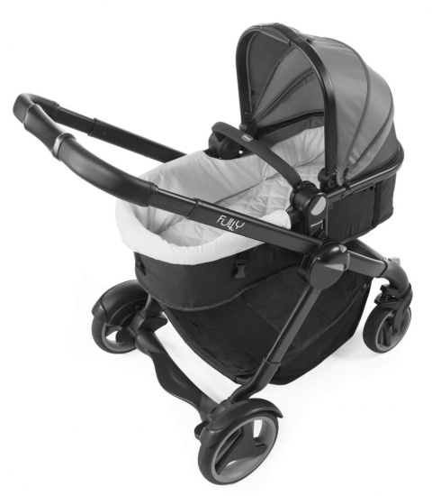 FULLY Chicco 3w1 wózek głeboko-spacerowy z fotelikiem KeyFit 0m+ Stone + Next2Me GRATIS