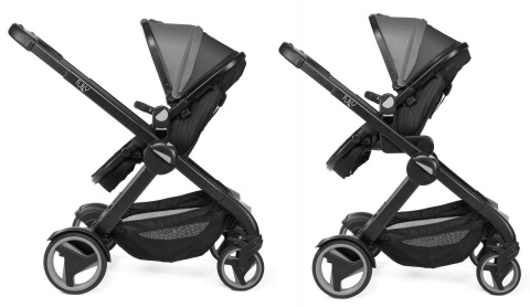 FULLY Chicco 3w1 wózek głeboko-spacerowy z fotelikiem KeyFit 0m+ Stone + Next2Me GRATIS