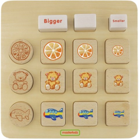 Grupowanie Przedmiotów I Rozmiarów Drewniana Tabliczka Masterkidz