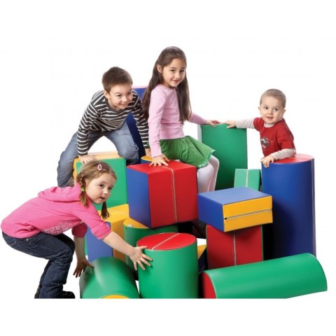 Mega Klocki Piankowe Przedszkolny, Rehabilitacyjny zestaw 19 el.