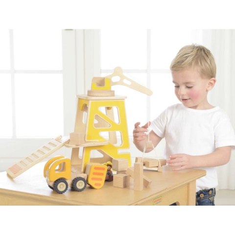 MASTERKIDZ Plac Budowy Makieta Drewniana
