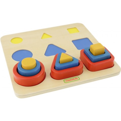 MASTERKIDZ Sorter Kształtów Klocki Geometryczne Montessori