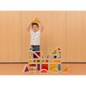 Tęczowe Klocki Zestaw 30 Elementów Kolorowe Szkło Masterkidz Montessori