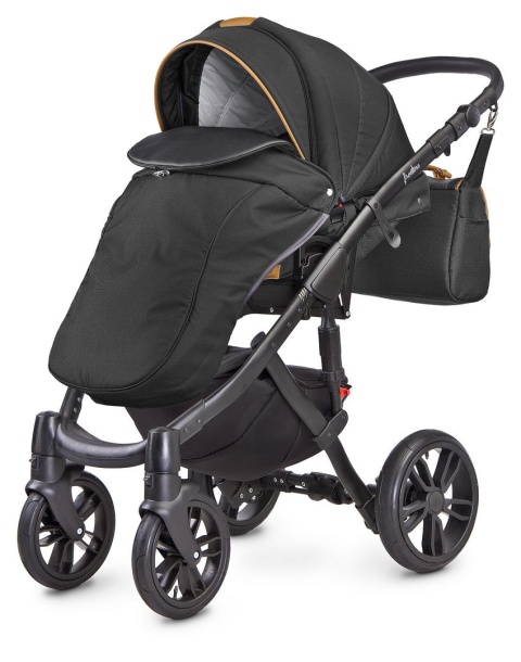 FRONTERA 2w1 Camini wózek dziecięcy Polski Produkt - kolor Black