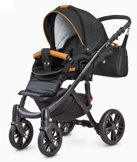 FRONTERA 2w1 Camini wózek dziecięcy Polski Produkt - kolor Black