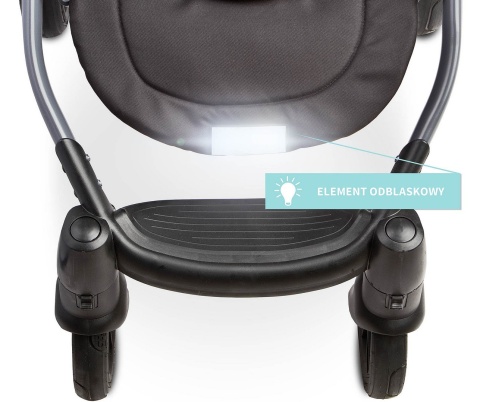 FRONTERA 3w1 Camini wózek dziecięcy z fotelikiem Musca 0m+ Polski Produkt - kolor Black