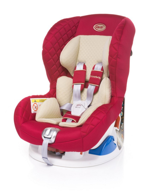 4Baby BROADWAY fotelik dla grupy 0-18 kg red