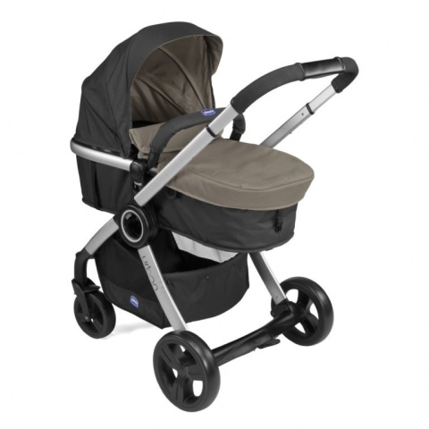 Chicco URBAN 3w1 wózek głeboko-spacerowy + fotelik Auto Fix Fast 0-13kg + Łóżeczko GOOD NIGHT Gratis