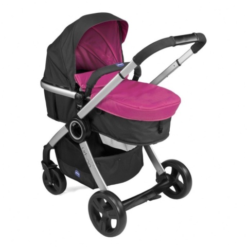 Chicco URBAN 3w1 wózek głeboko-spacerowy + fotelik Auto Fix Fast 0-13kg + Łóżeczko GOOD NIGHT Gratis