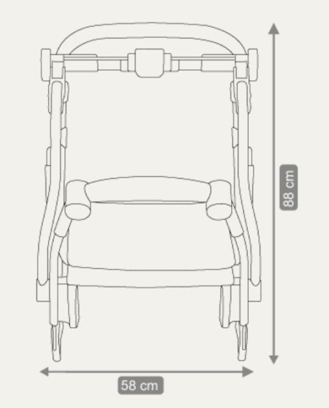 MAGGIO Camarelo 2w1 wózek wielofunkcyjny Polski Produkt kolor Mg-4