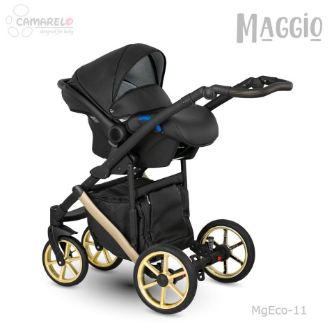 MAGGIO ECO Camarelo 3w1 wózek wielofunkcyjny z fotelikiem KITE 0-13kg Polski Produkt kolor MgEco-11