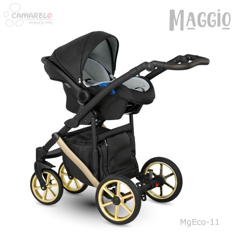 MAGGIO ECO Camarelo 3w1 wózek wielofunkcyjny z fotelikiem KITE 0-13kg Polski Produkt kolor MgEco-11