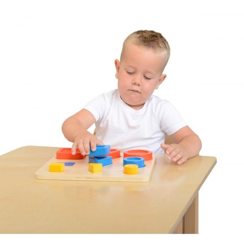 MASTERKIDZ Sorter Kształtów Klocki Geometryczne Montessori