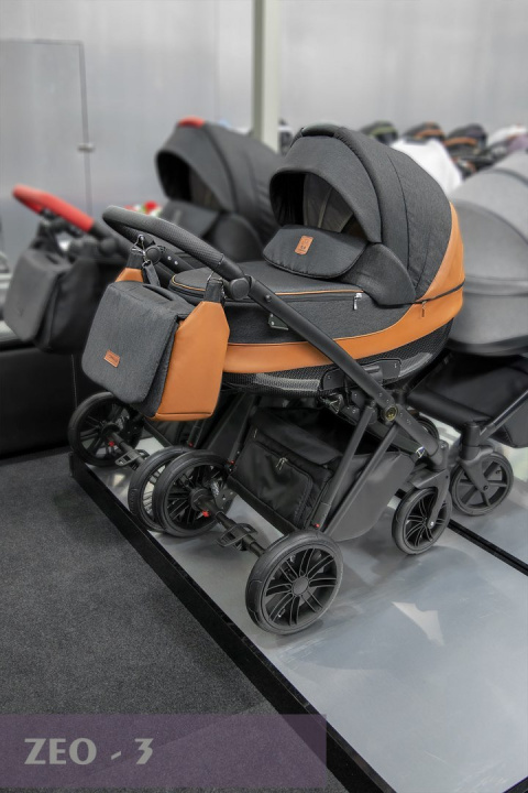 ZEO Camarelo 3w1 wózek wielofunkcyjny z fotelikiem KITE 0-13kg Polski Produkt kolor - 3