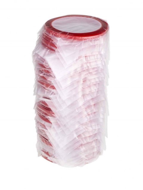 Taśma dwustronna samoprzylepna akrylowa montażowa transparentna mocna 6mm x 3m