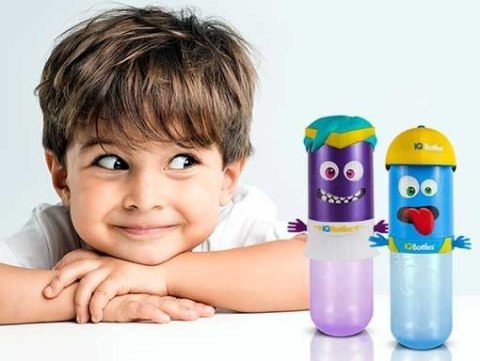 IQBottles, Bidon-butelka 2w1 Green/White cap