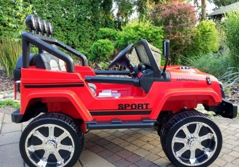 Auto na Akumulator S2388 Jeep Czerwony