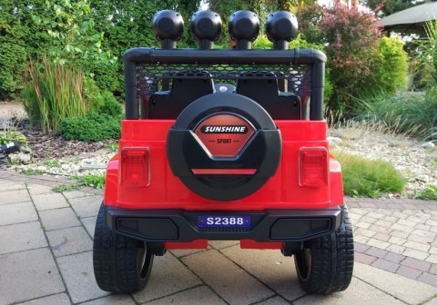 Auto na Akumulator S2388 Jeep Czerwony