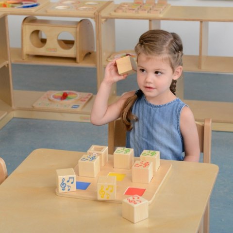 MASTERKIDZ Drewniany Sorter Sensoryczny Łączenie Dźwięków Montessori