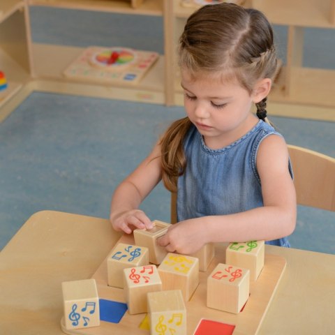 MASTERKIDZ Drewniany Sorter Sensoryczny Łączenie Dźwięków Montessori
