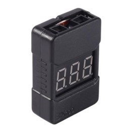 Mini tester z alarmem, miernik napięcia LiPo 2-8S - BX100