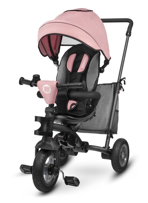 Tris Lionelo rowerek trójkołowy 1,5-5 lat do 25kg - candy rose
