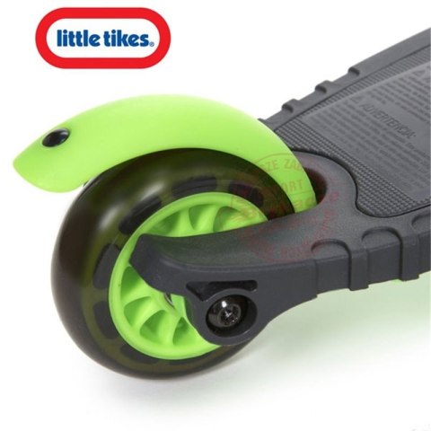 LITTLE TIKES Hulajnoga CICHE Koła Skrętne trzykołowa zielono niebieska