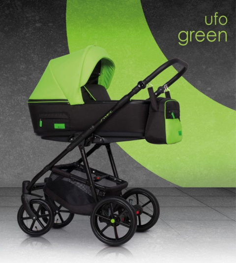 SWIFT NEON RIKO 2w1 wózek wielofunkcyjny - UFO GREEN