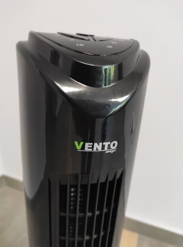 Wentylator Vento Kolumnowy 79 cm 40W z Pilotem Czarny