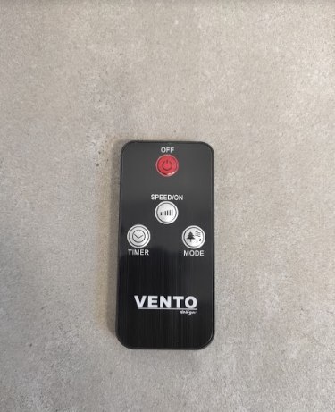 Wentylator Vento Podłogowy 40 cm 40W z Pilotem Czarny