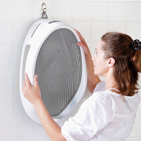 Leżaczek do kąpieli Angelcare Abakusbaby - szary