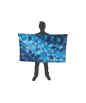Ręcznik szybkoschnący Soft Fibre Lifeventure - Niebieskie trójkąty 150x90 cm