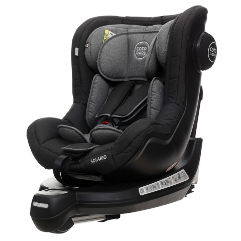SOLARIO 360 Black Edition Coto Baby 0-18kg fotelik samochodowy - Black Melange