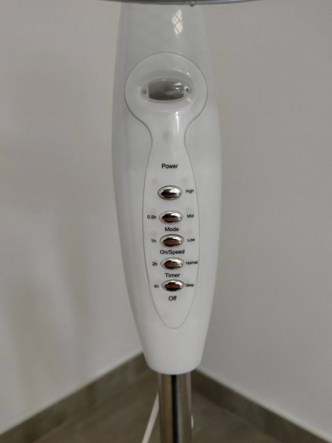 Wentylator Vento Podłogowy 40 cm 40W Biały z Pilotem