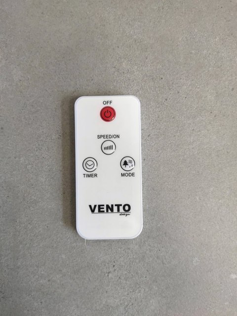 Wentylator Vento Podłogowy 40 cm 40W Biały z Pilotem