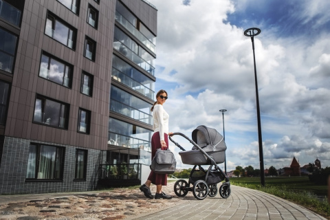 Fjordi New 2w1 NOORDI wózek wielofunkcyjny - 816 jeans blue