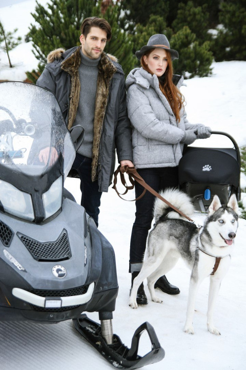 Fjordi New 2w1 NOORDI wózek wielofunkcyjny - 816 jeans blue