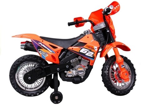 Motocykl na Akumulator Cross ZP3999A Pomarańczowy