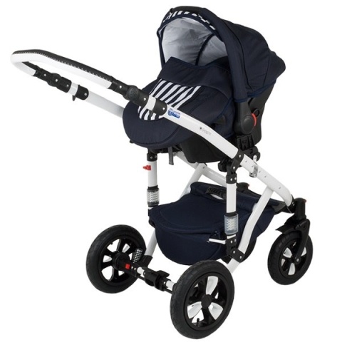 GALACTIC EKO - SKÓRA wózek dziecięcy 3W1 ADAMEX - Polski Produkt