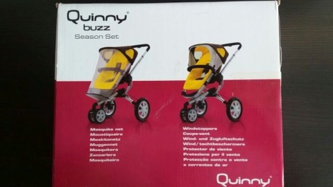 Quinny Buzz Season Set - 2-częściowy zestaw: moskitiera i osłona przeciwwiatrowa