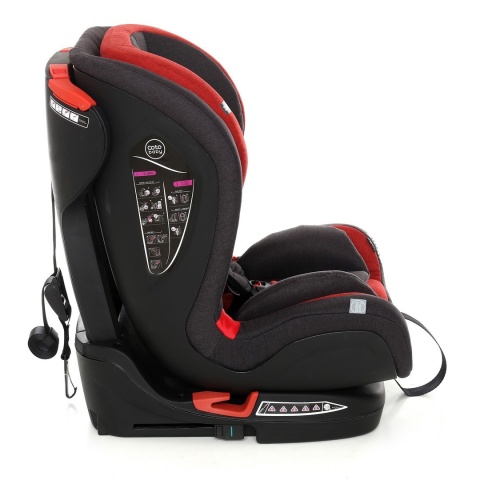COMO Black Edition 9-36kg ISOFIX Coto Baby fotelik samochodowy - red melange