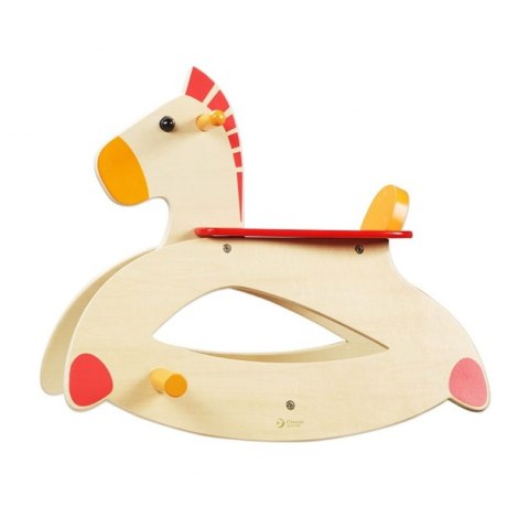 CLASSIC WORLD Drewniany Konik Na Biegunach Bujak