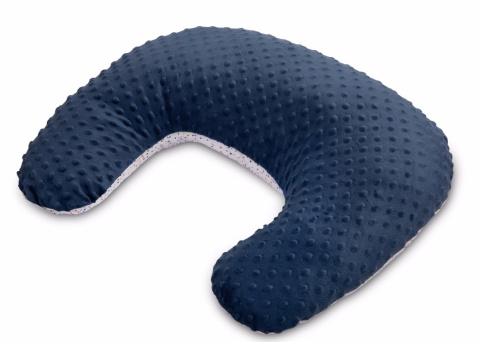 Rogal Minky do karmienia Sensillo - GRANATOWY KROPKI