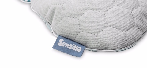 Sensillo poduszka Miś - GRANATOWY ORNAMENT