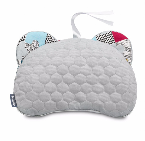 Sensillo poduszka Miś - SZARY PUZZLE