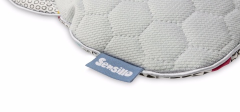 Sensillo poduszka Miś - SZARY PUZZLE